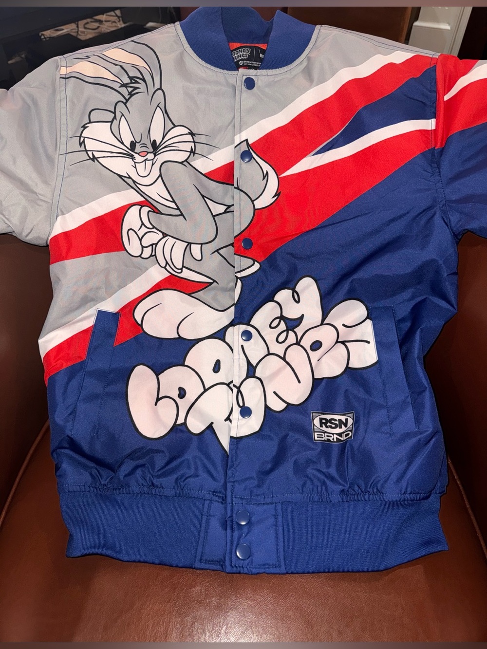 Looney Tunes x Reason Bomber Jacket Men’s Small NWOT